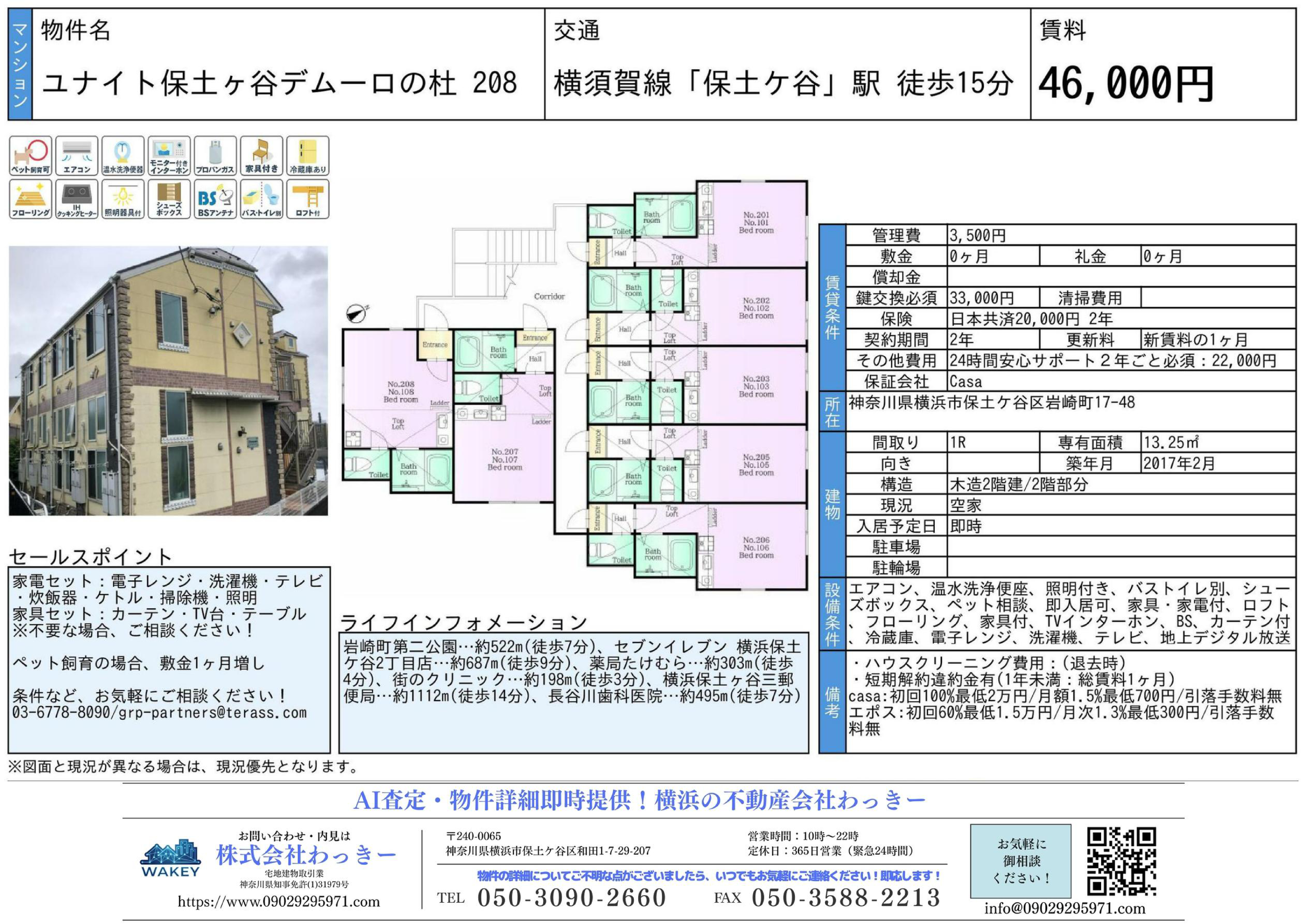ユナイト保⼟ヶ⾕デムーロの杜
